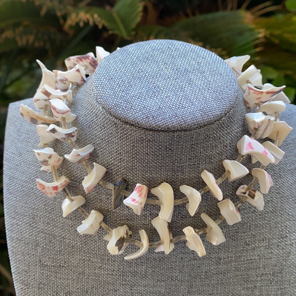 Vintage Broken Shells Necklace